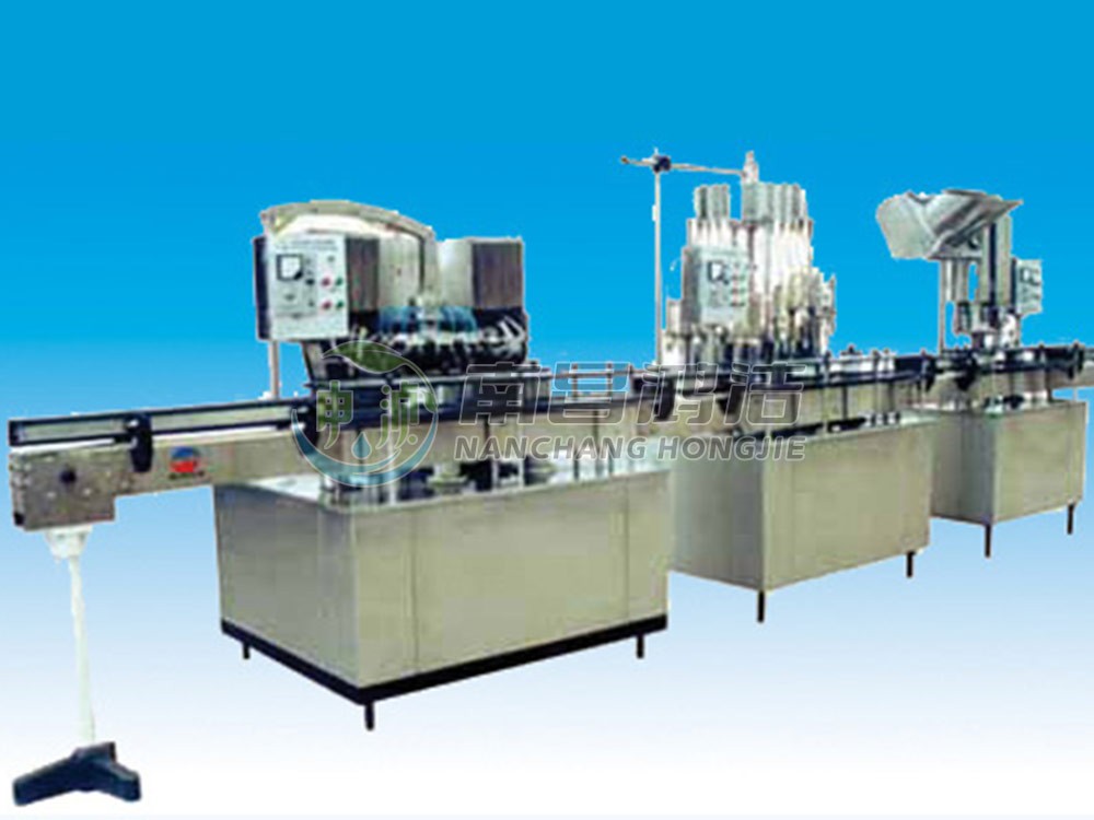 衝封灌2000瓶/小（xiǎo）時微電腦全自動生產線