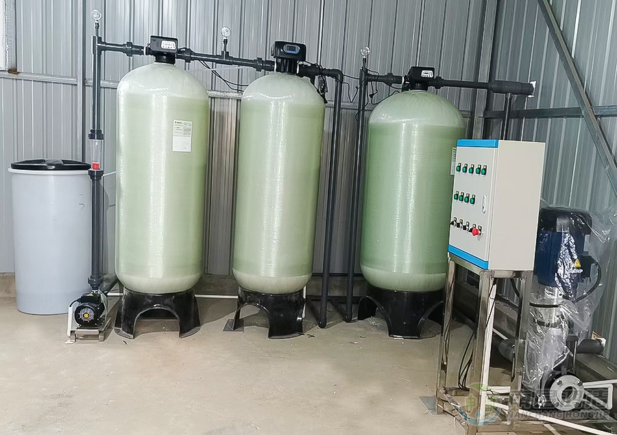 10噸過濾+軟化設備