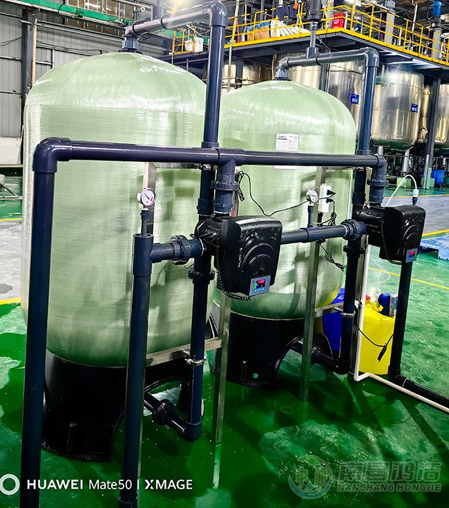 15T砂濾+炭濾設備