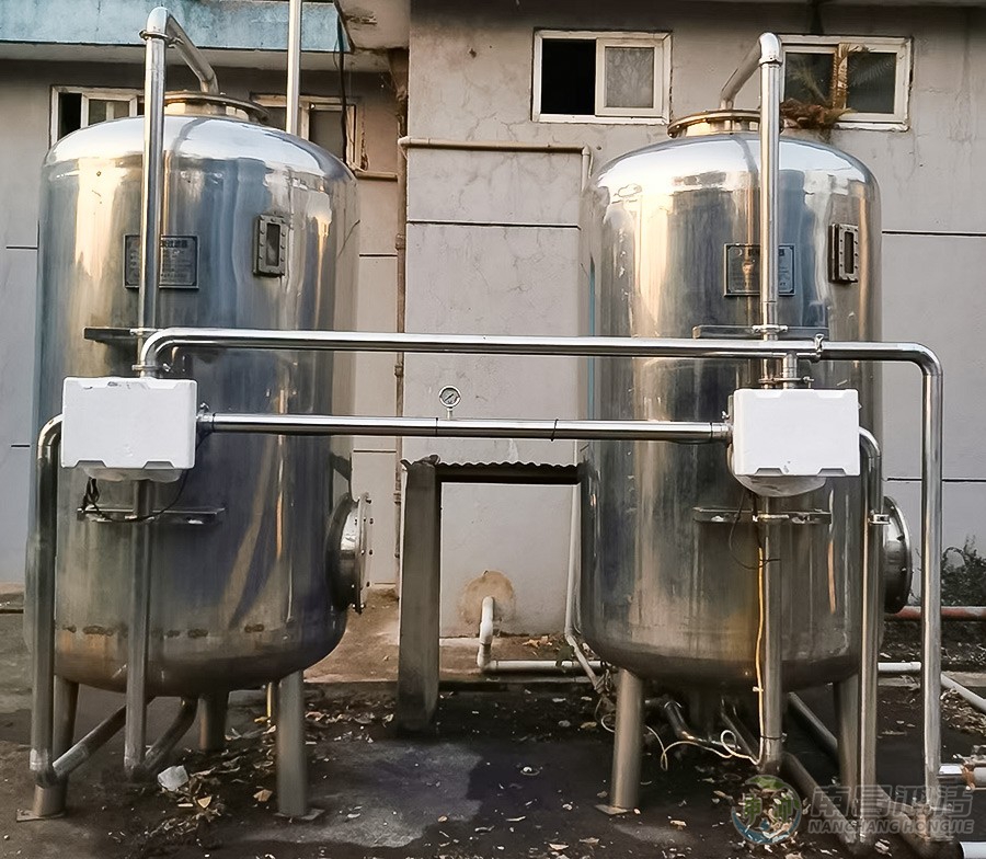 20噸砂濾+炭濾（lǜ）設備