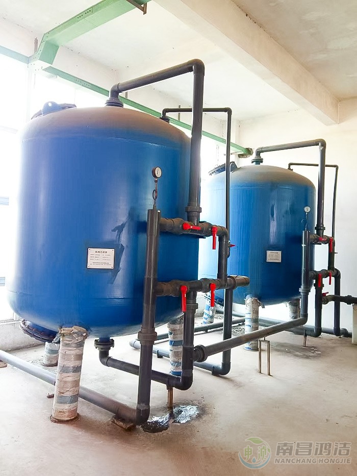 20T砂濾（lǜ）+炭（tàn）濾設備